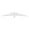 Ekena Millwork Davenport Architectural Grade PVC Gable Bracket, 108"W x 18"H x 4"D x 6"F, 4/12 Pitch GBP108X18X0406DAV00 - alternate 3